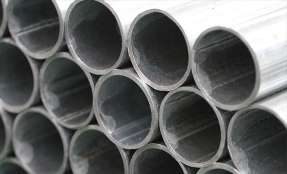 Galvanized Welded Steel Pipe 1m - 12m Round Metal Tubing Support Customization