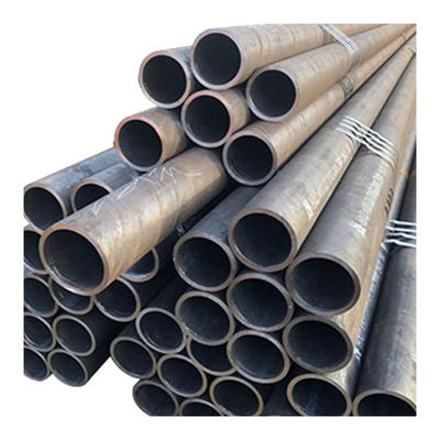 Customized Welded Steel Pipe 1m - 12m Round Steel Tube With Plain Ends
