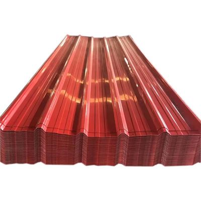Customized PPGI Corrugated Sheet 1000mm - 12000mm Galvanised Steel Roof Sheets