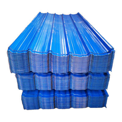 Customized PPGI Corrugated Sheet 1000mm - 12000mm Galvanised Steel Roof Sheets