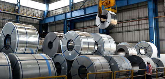SPCC Galvanized Sheet Metal Coils 0.2mm - 4mm Thickness Galvanized Steel Sheet In Coil