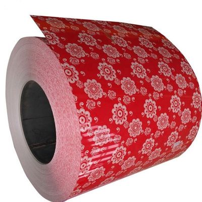 26 Gauge Galvanized Steel Sheet Coil Blue Red Grey Colour Coated Sheet Coil