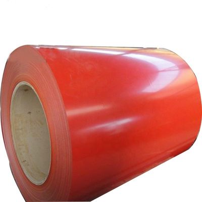 Flat Color Coated Galvanized Steel Coil 1000mm - 12000mm Prepainted Color Coated Steel Coil