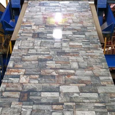 White Blue Prepainted GI Steel Coil Marble PPGI Coil Sheet For Construction
