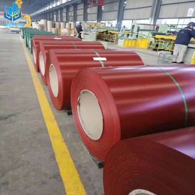 Corrosion Resistance Prepainted Galvalume Steel Coil 1000mm - 12000mm Colour Coated Steel Coils
