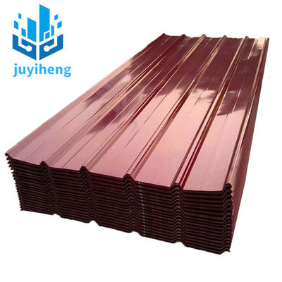 Pre Painted Corrugated Roofing Sheet 2m - 6m Colour Coated GI Roofing Sheet