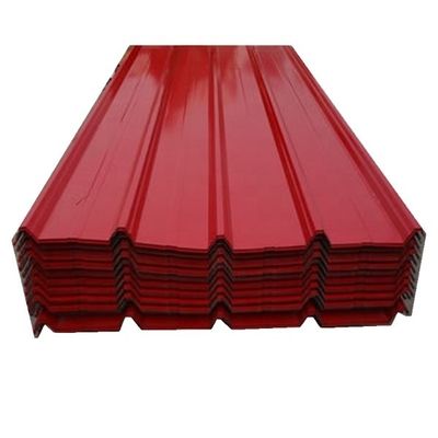 Full Hard PPGI Corrugated Sheet Cold Rolled Galvalume Corrugated Sheet 600mm - 1100mm