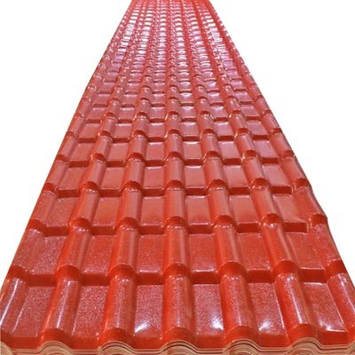 RAL 1006 PPGI Corrugated Sheet 0.24mm Colour Coated Corrugated Sheets Red