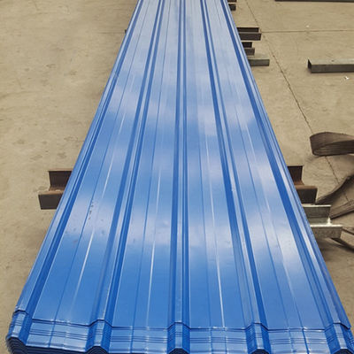 RAL 1006 PPGI Corrugated Sheet 0.24mm Colour Coated Corrugated Sheets Red