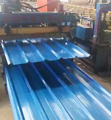 Cold Rolled PPGI Corrugated Sheet 600mm - 1250mm PPGI Color Coated Sheets