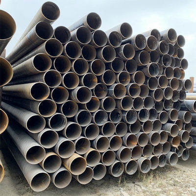 Oiled Welded Steel Pipe Round Low Carbon Steel Tubing 1200mm Diameter