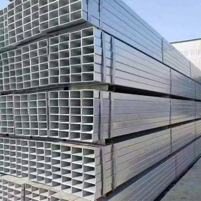 150x150mm 75X75X8mm Zinc Coated Tube ASTM A36 Square Structural Tube