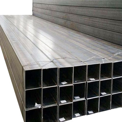 Hot Rolled Square Galvanized Steel Pipe 4m - 10m Straight Seam Welded Pipe