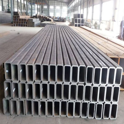 Hot Rolled Square Galvanized Steel Pipe 4m - 10m Straight Seam Welded Pipe