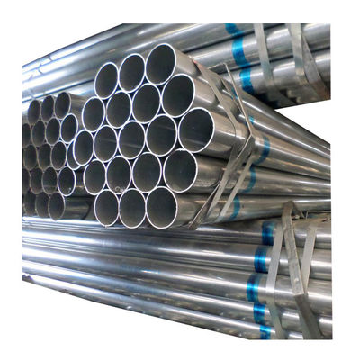12M Welded Steel Pipe Cold Rolled / Hot Rolled Galvanized Round Tubing DD51D+Z (HR)