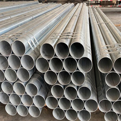 12M Welded Steel Pipe Cold Rolled / Hot Rolled Galvanized Round Tubing DD51D+Z (HR)