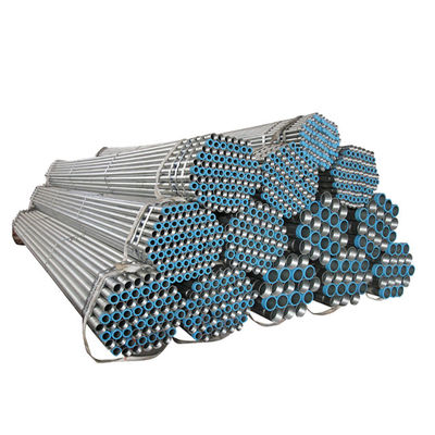 Cold Rolled Galvanized Steel Round Pipe 20 g/m2 - 275 g/m2 Custom Steel Tubing DX51D+Z