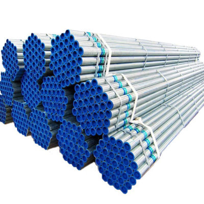 Cold Rolled Galvanized Steel Round Pipe 20 g/m2 - 275 g/m2 Custom Steel Tubing DX51D+Z