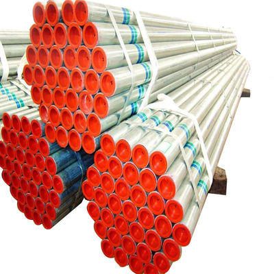 Cold Rolled Galvanized Steel Round Pipe 20 g/m2 - 275 g/m2 Custom Steel Tubing DX51D+Z