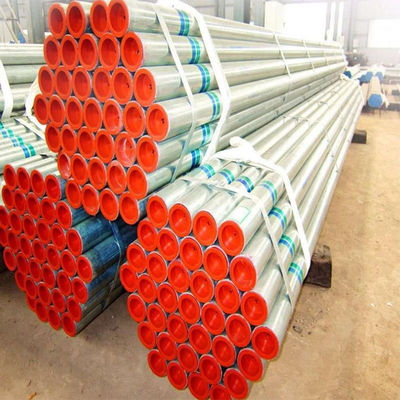 Cold Rolled Galvanized Steel Round Pipe 20 g/m2 - 275 g/m2 Custom Steel Tubing DX51D+Z