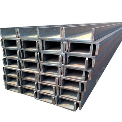 Hot Rolled U Channel Beam Q195 / Q235 C Shaped Steel Beam Processing Parts