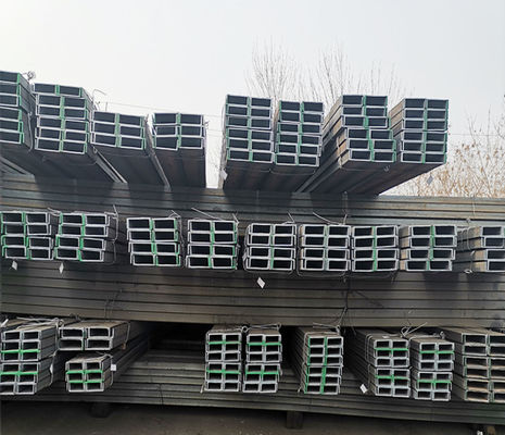 Hot Rolled Galvanized Steel Profile 50mm * 150mm Steel C Channel Beam Q235