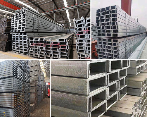 Corrosion Resistance Galvanized Steel Profile 70mm Mild Steel C Channel Customized
