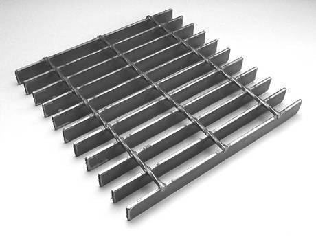 Black Hot Dip Galvanized Grating Industrial Serrated Galvanized Grating 25x3