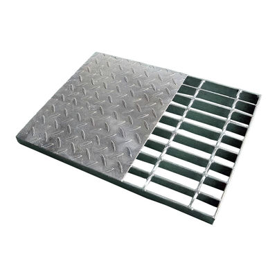 25x3 25x4 Press Locked Steel Grating Black Serrated Steel Bar