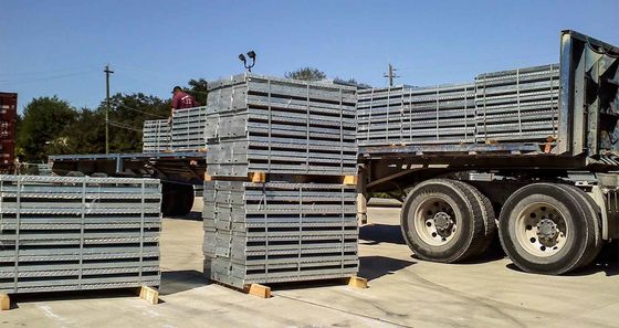 Black Galvanized Steel Grating 25x4 Mild Steel Grating Anti Slip