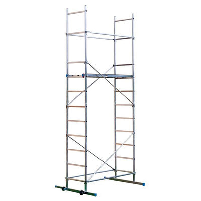 Pre Galvanized Walk Through Frame Scaffolding Safety Stability For Construction