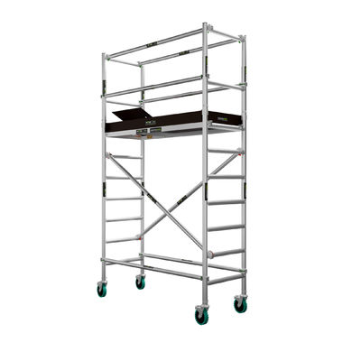Highly Reusable Q235 Safe Ringlock Scaffolding Frames And Planks