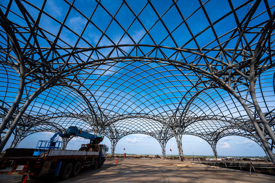 ASTM A36 Prefabricated Steel Frame Carbon Prefab Large Factory Office Building Light Metal Workshop Warehouse