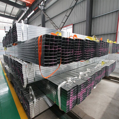 Invoicing By Theoretical Weight Carbon Steel Galvanized Square Rectangular Hollow ERW Tube Oil Pipe Grade Q195 Q235 Q345