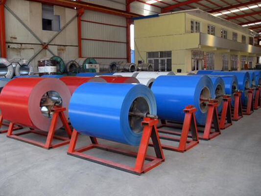 Cold Rolled SPCC Grade PPGI Steel Coil with RAL Color Options for Roofing and Construction