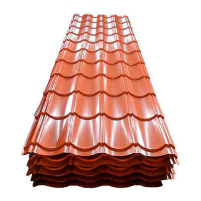 PPGI-Wallplatte auf individuelle Weise 1000 mm - 12000 mm Verzinkte Stahldachplatten