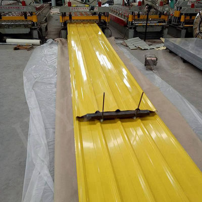 Customized PPGI Corrugated Roofing Sheet Z30 - Z40 PPGI Colour Coated Sheet