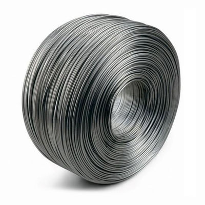 Flachdraht aus galvanisiertem Stahl 2,5 mm 12 mm Stahldraht mit niedrigem Kohlenstoffgehalt