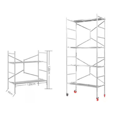 Stabile schwere Gerüste Trestles Bühnen-Setup Klappbare tragbare mit Rollen