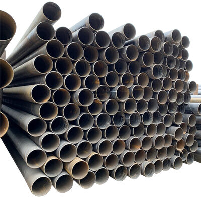 Cutting Service Large Diameter ERW Galvanized Structure Pipe Thickness 0.8 to 12.75 mm BS Standard Structural Pipe