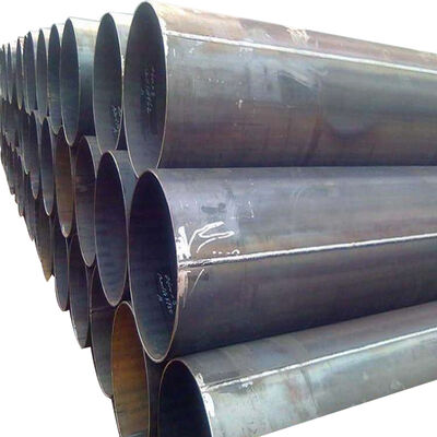 Cutting Service Large Diameter ERW Galvanized Structure Pipe Thickness 0.8 to 12.75 mm BS Standard Structural Pipe