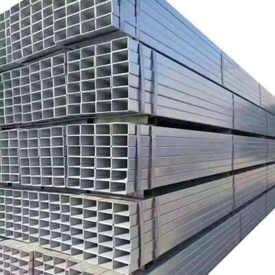 Length 3 to 12 meters Custom Length 40x40 ERW Welded Square Tube Hot Dipped Galvanized 14 Gauge SABS JIS Certified Steel