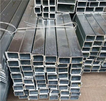 Invoicing By Theoretical Weight Carbon Steel Galvanized Square Rectangular Hollow ERW Tube Oil Pipe Grade Q195 Q235 Q345