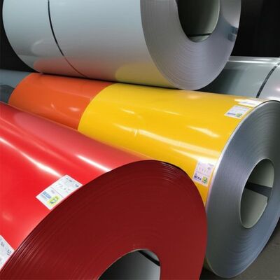 Cold Rolled SPCC Grade PPGI Steel Coil with RAL Color Options for Roofing and Construction
